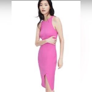 Banana Republic Vibrant Pink sheath Dress